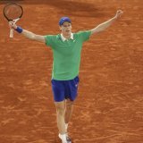 Jannik Sinner en finale à Roland-Garros KEYSTONE/AP/Aurelien Morissard